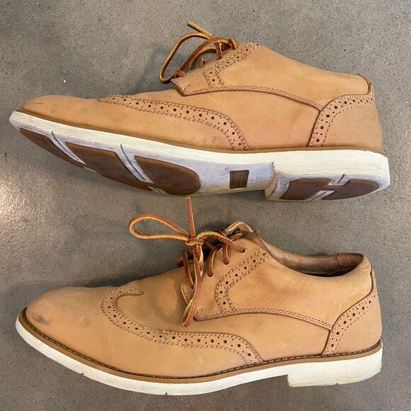 Sperry Top sider Oxford tan leather lace up mens casual shoes size 11.5 main image 9